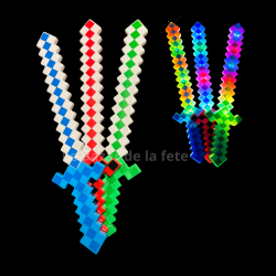 Épée Lumineuse LED Mosaïc 3 Couleurs Rouge Bleu Vert