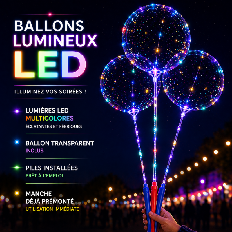 balon lumineux led