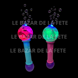 Baguette à Bulles Lumineuse LED Enfant – Machine à Bulles Automatique avec Recharge Incluse