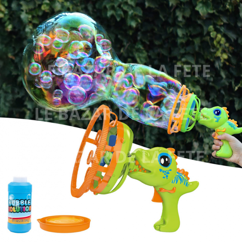 Pistolet à Bulles Dinosaure