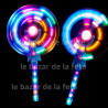 Grossiste jouets lumineux -Baton lumineux avec hélice LED multicolore bleu et rouge