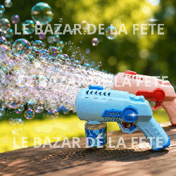 PISTOLET A BULLES DE SAVON SPACE GUN