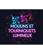 Moulins lumineux et tourniquets lumineux